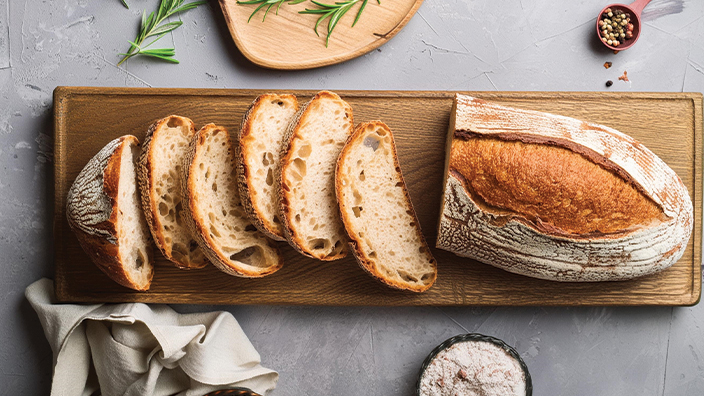 Bread Loaf in pieces