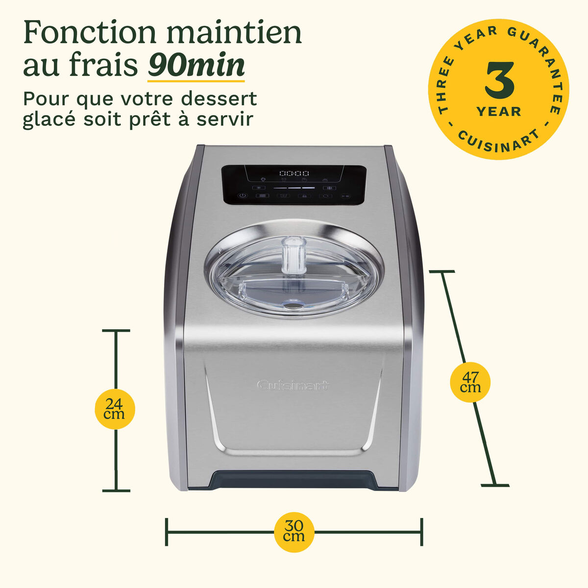 Cuisinart Freeze Ease Pro Ice Cream Maker 7