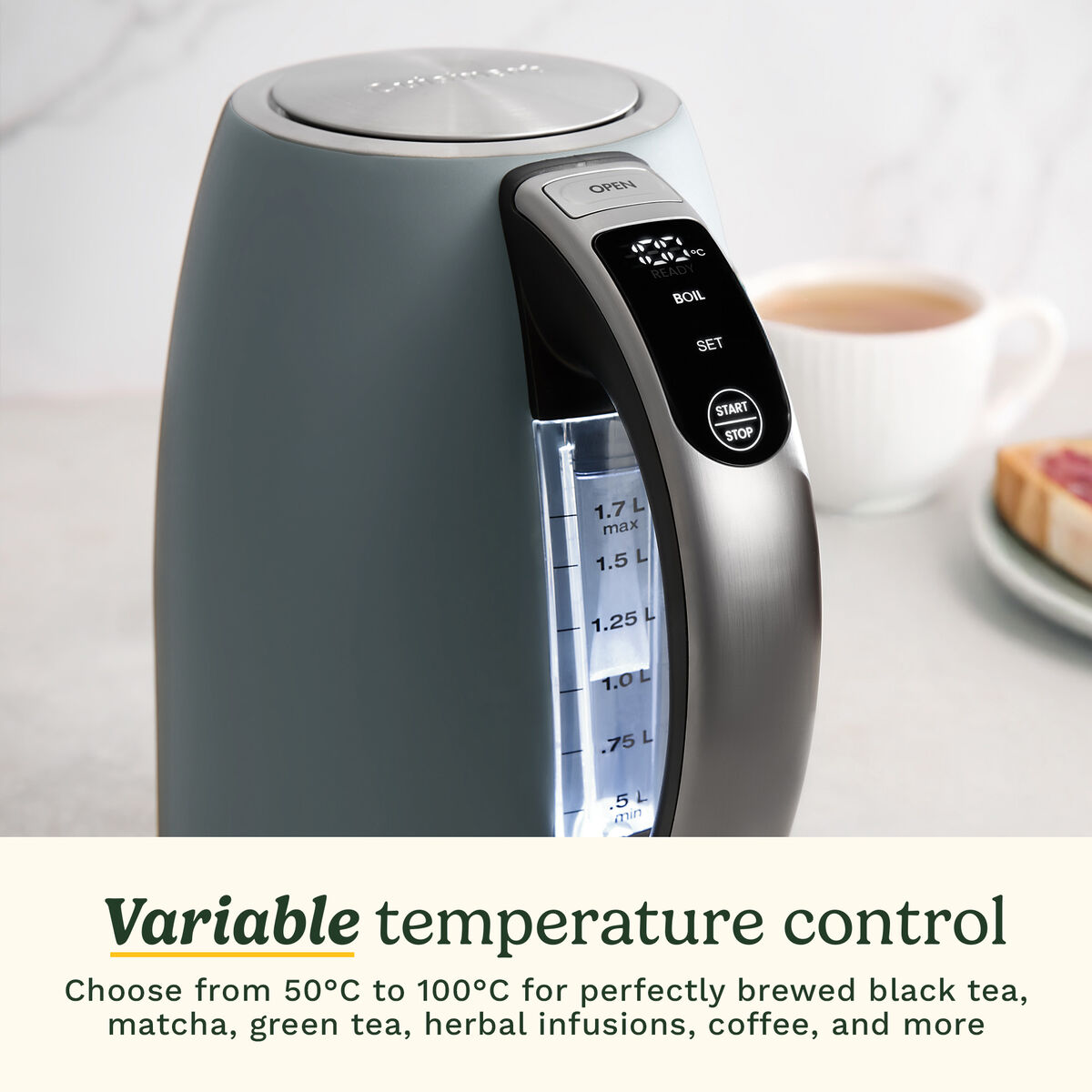 Cuisinart SmartElite Temp Control Kettle 1.7L 3