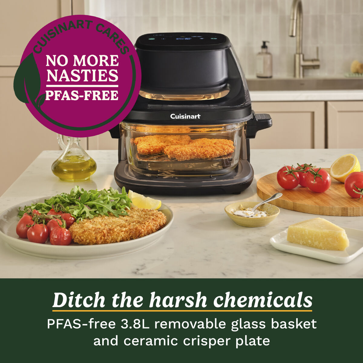 Cuisinart ClearView Glass 3.8L Air Fryer 6