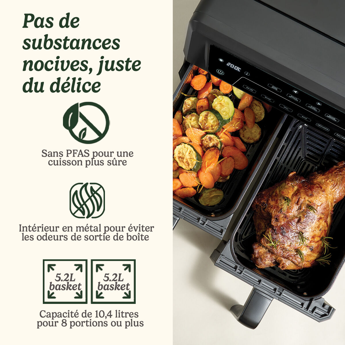 Cuisinart AirTwin XXL Dual-Zone Air Fryer