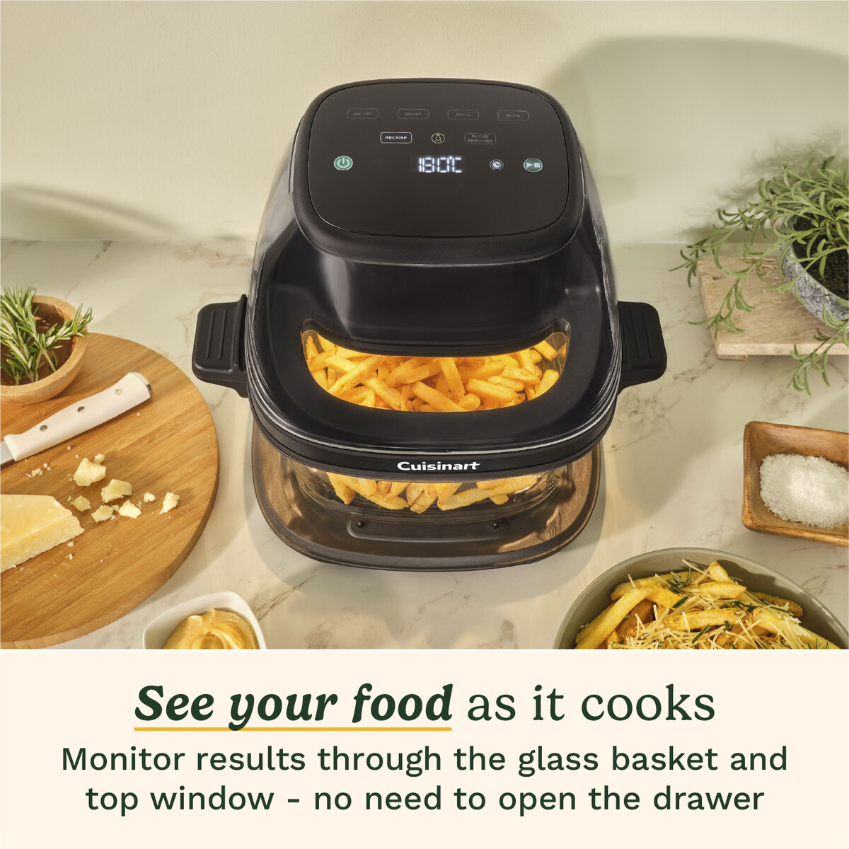 Cuisinart ClearView Glass 3.8L Air Fryer 3