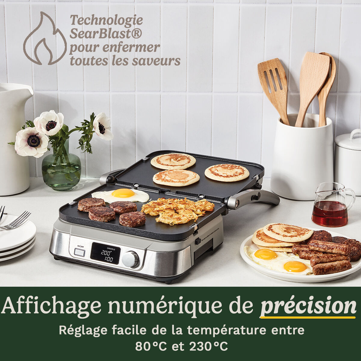 Cuisinart 6-in-1 Grill, Griddle & Waffle Maker