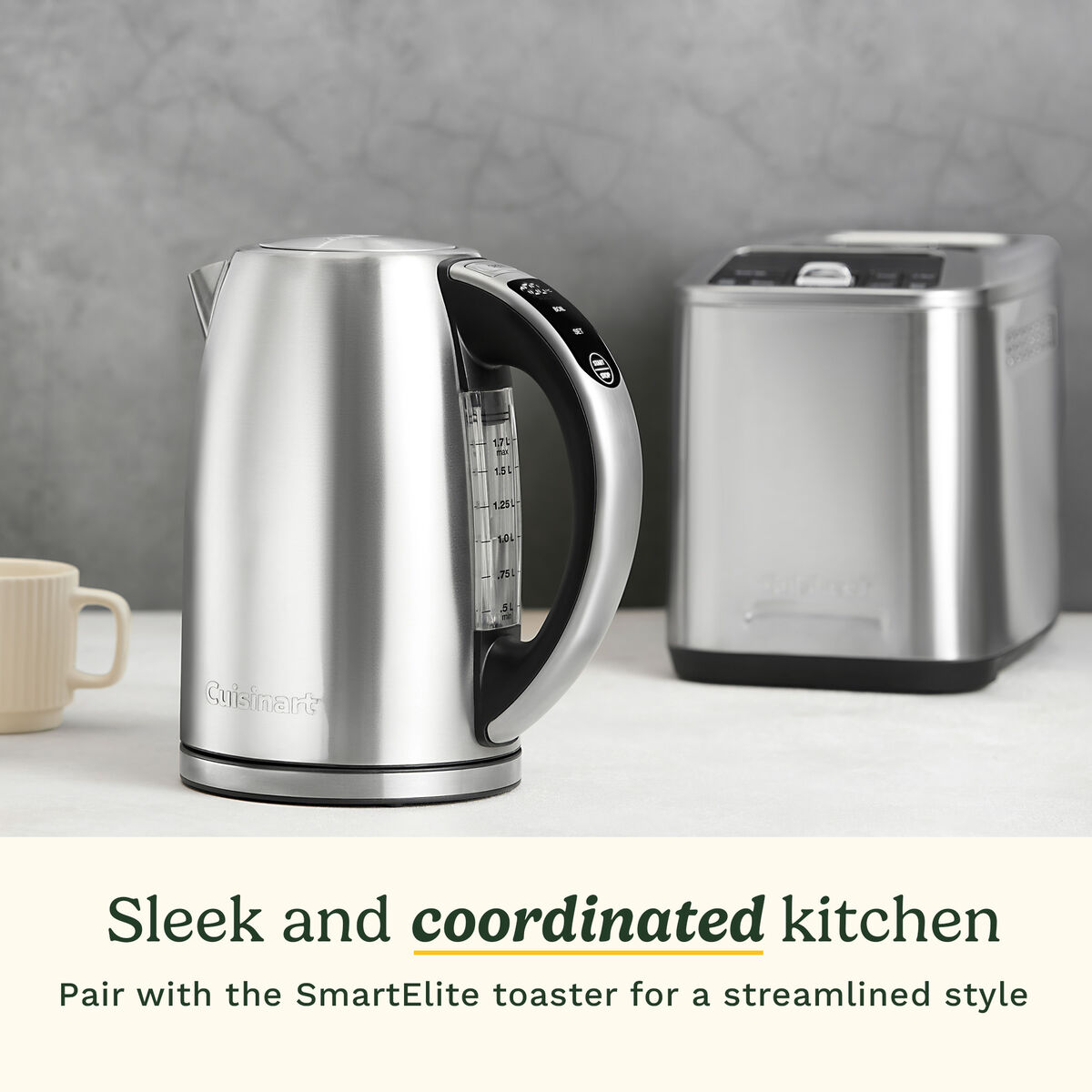 Cuisinart SmartElite Temp Control Kettle 1.7L 7