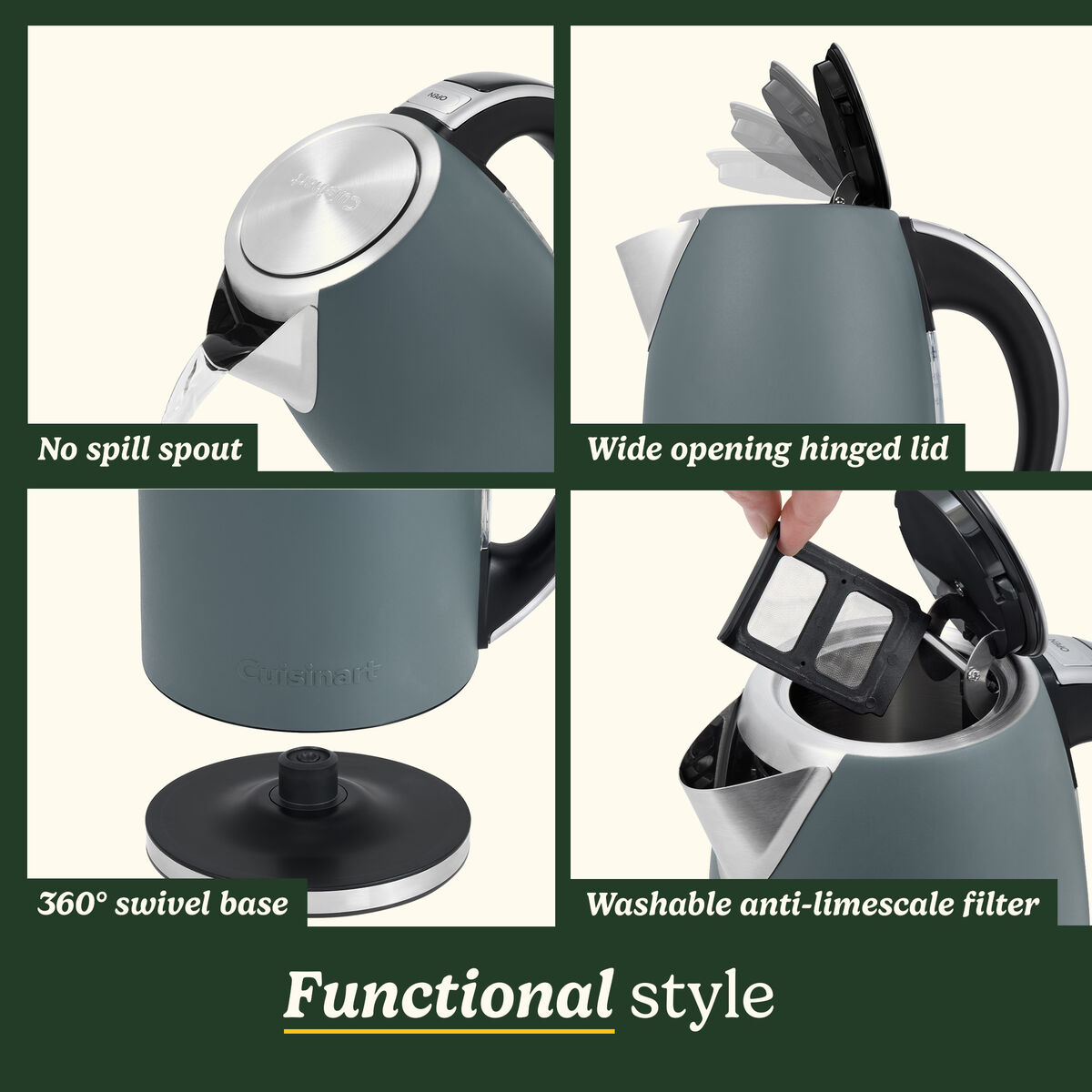 Cuisinart SmartElite Temp Control Kettle 1.7L 6