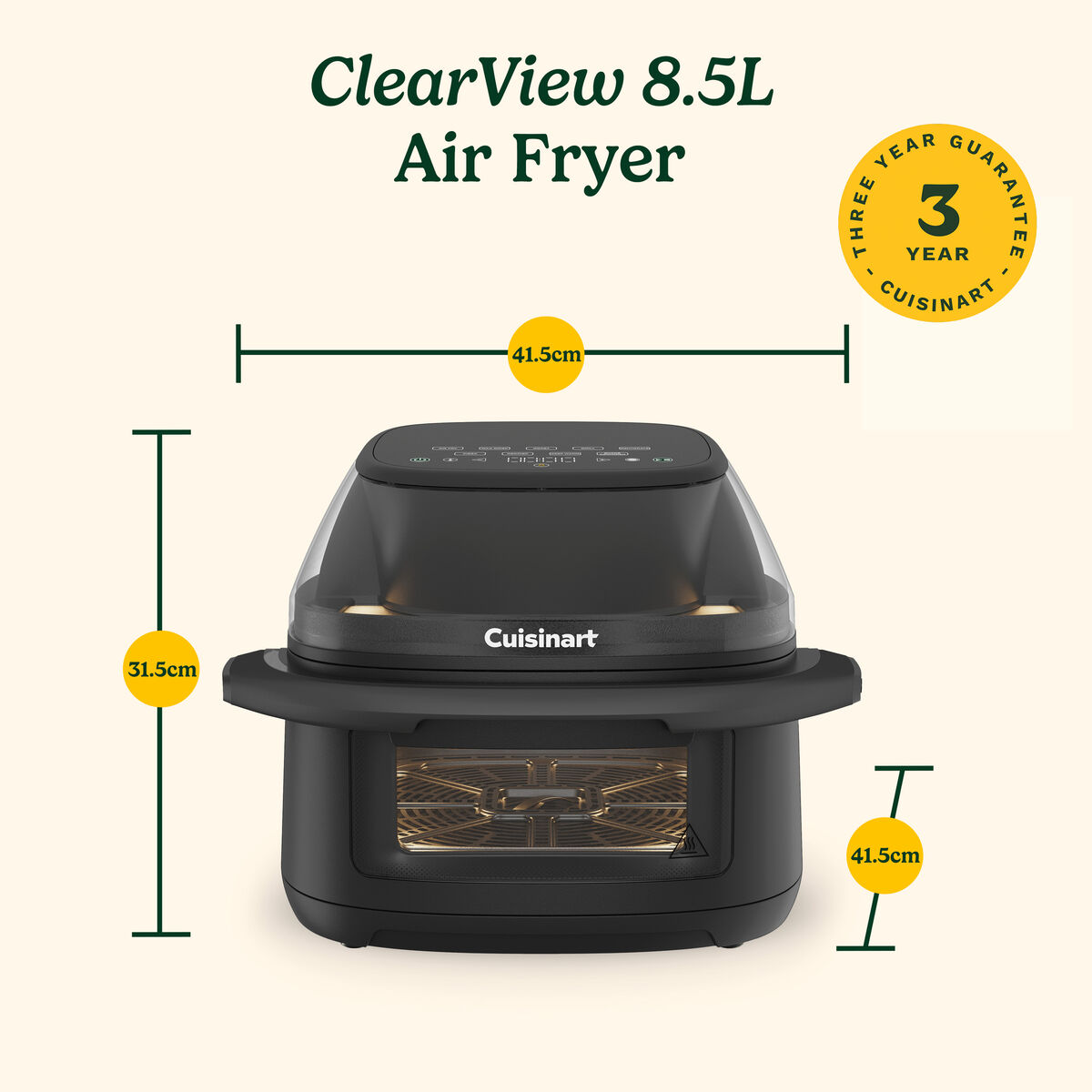 Cuisinart ClearView 8 in 1 Air Fryer 9
