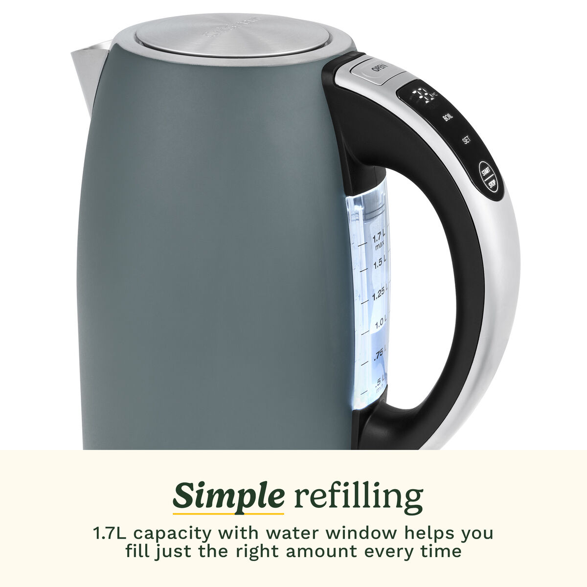 Cuisinart SmartElite Temp Control Kettle 1.7L 5