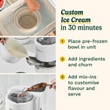 Cuisinart Cool Combo Snow Cone & Ice Cream Maker 1.4L 8