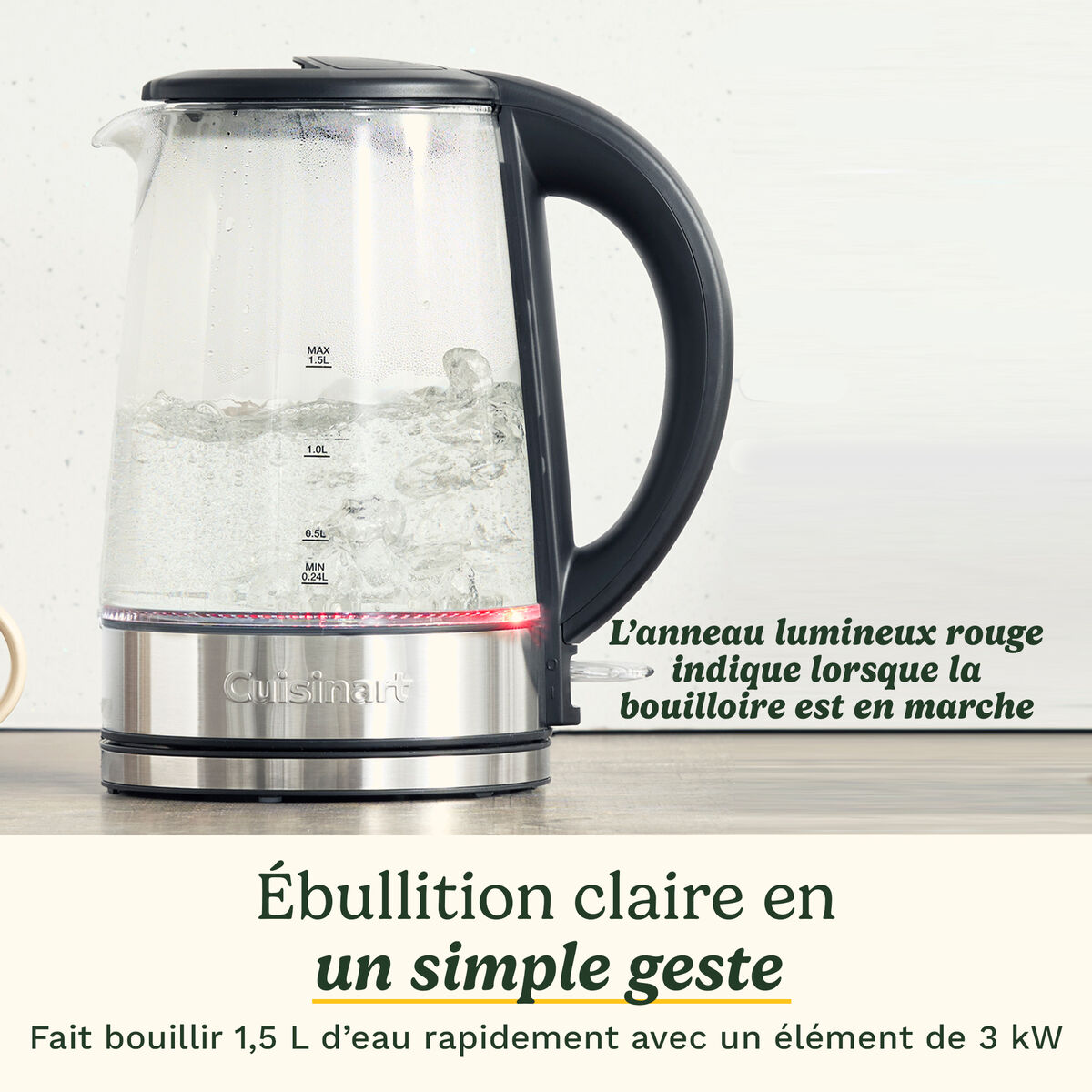 Cuisinart Bouilloire En Verre 1,5 L