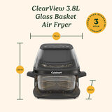 Cuisinart ClearView Glass 3.8L Air Fryer 10