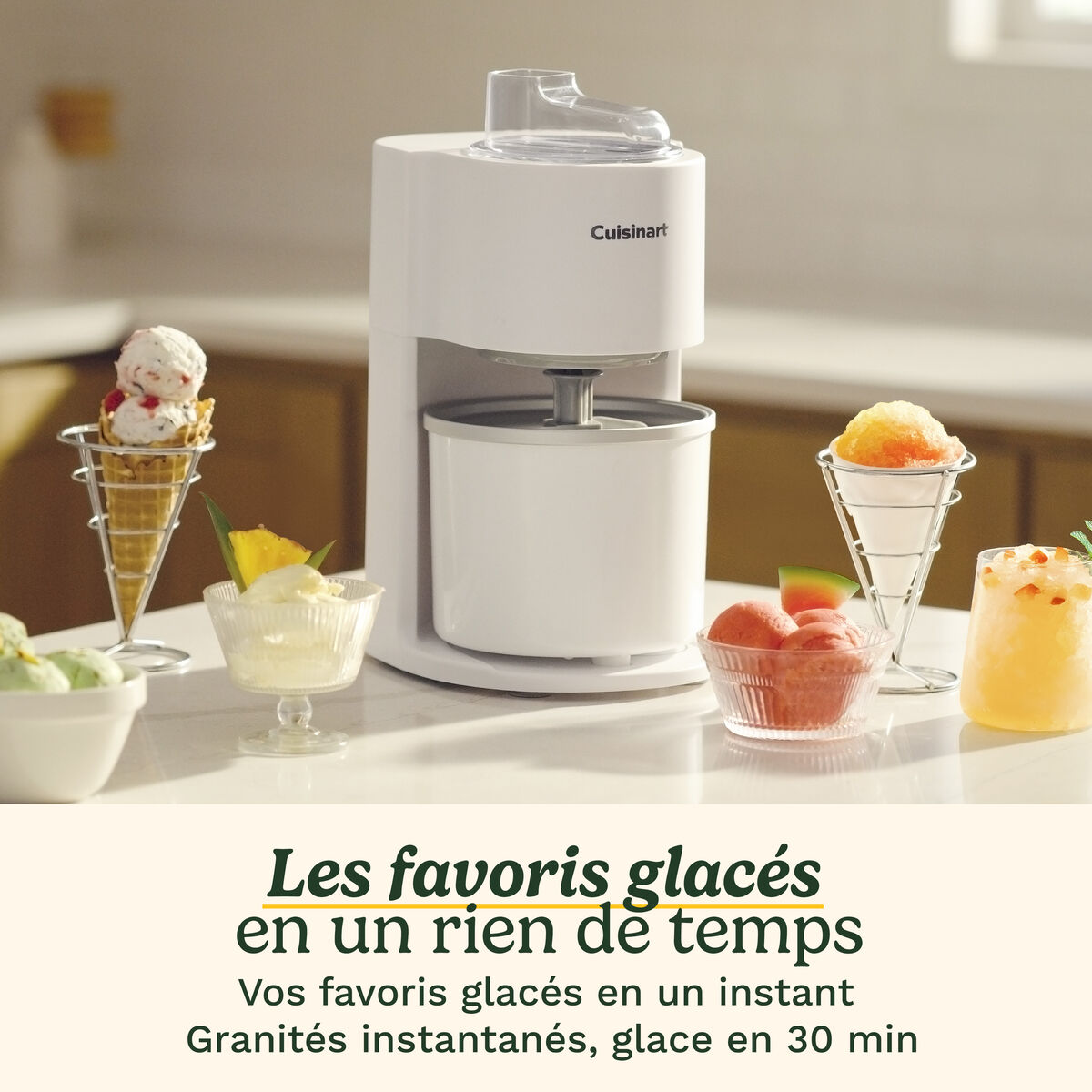 Cuisinart Cool Combo Machine &agrave; Granit&eacute;s et &agrave; Glace 1,4 L 8