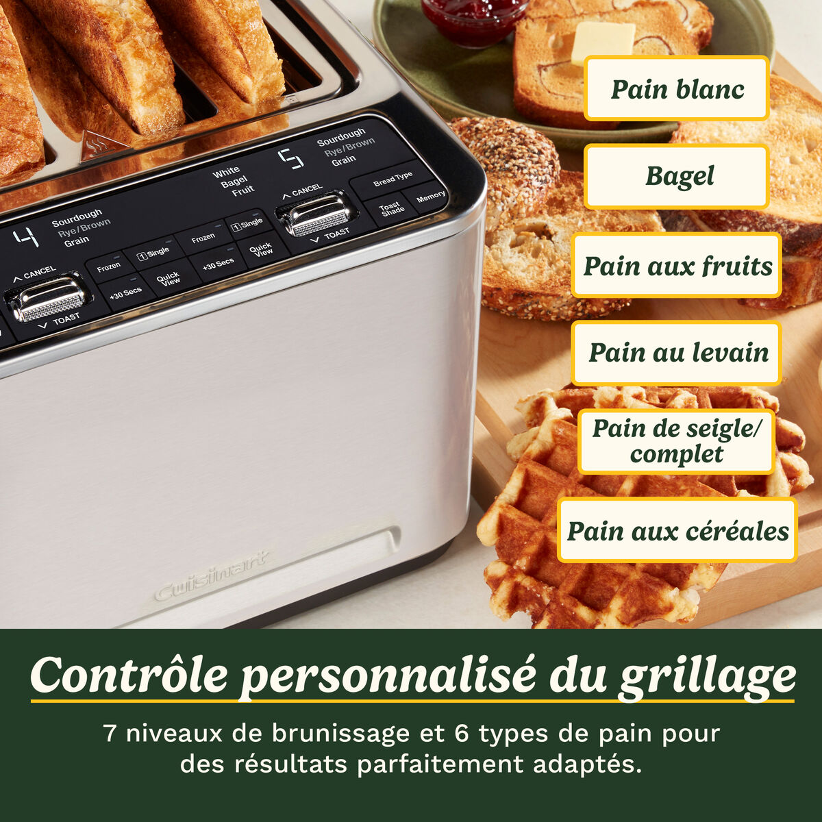 Grille-pain Cuisinart Smart Elite 4 tranches 4