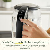 Cuisinart Bouilloire En Verre 1,7 L Avec Contr&ocirc;le De Temp&eacute;rature Variable