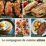 Cuisinart 6-en-1 Grill, Griddle & Gaufrier
