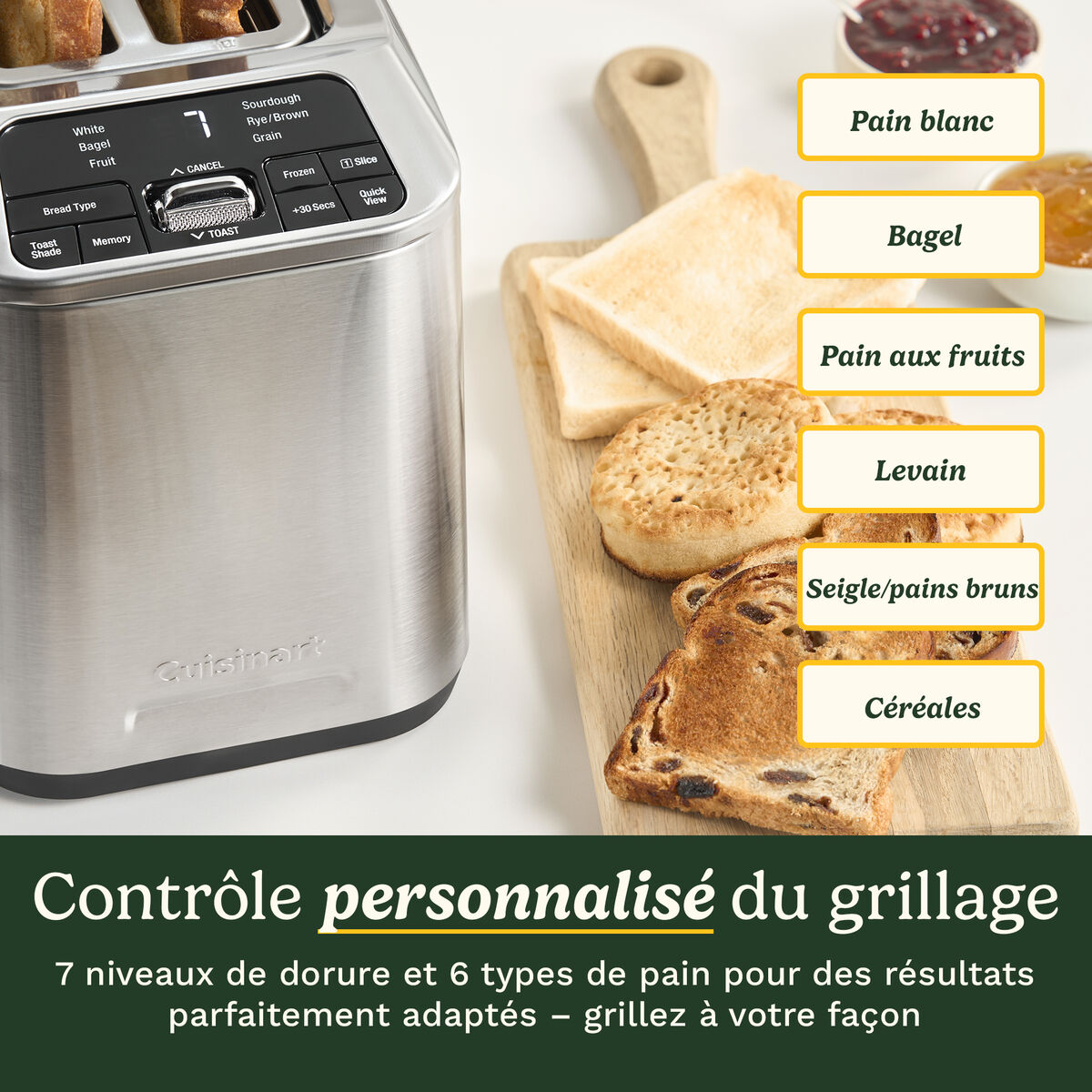 Cuisinart Smart Elite Grille-Pain 2 Tranches
