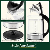 Cuisinart Bouilloire En Verre 1,7 L Avec Contr&ocirc;le De Temp&eacute;rature Variable