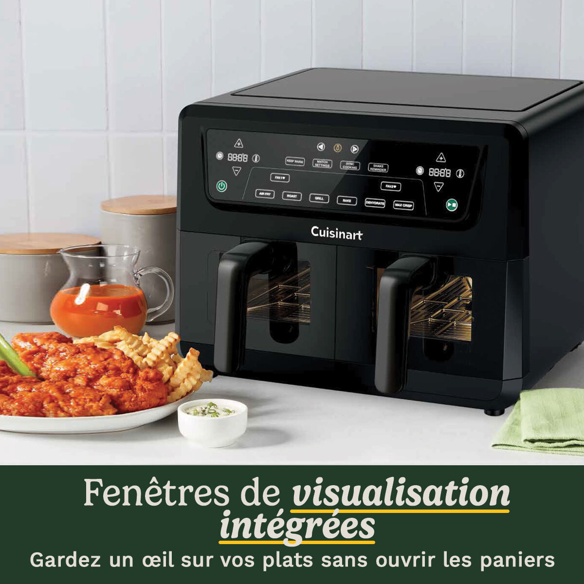 Cuisinart AirTwin XXL Air Fryer Dual-Zone
