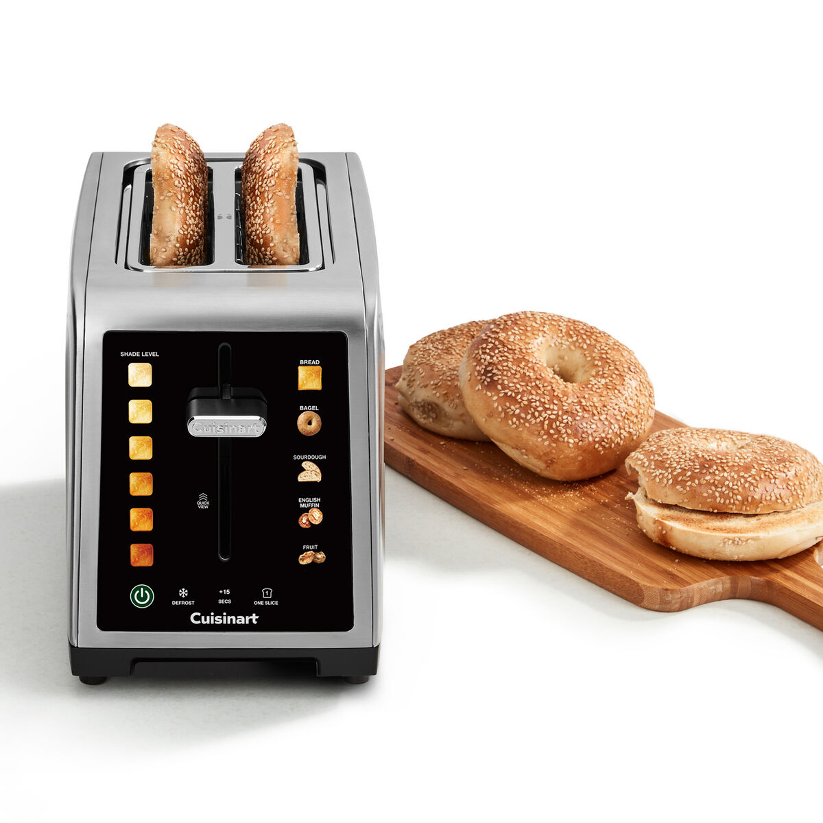 Cuisinart SimpliTouch XL Grille-Pain 2 Tranches avec &Eacute;cran Tactile Couleur