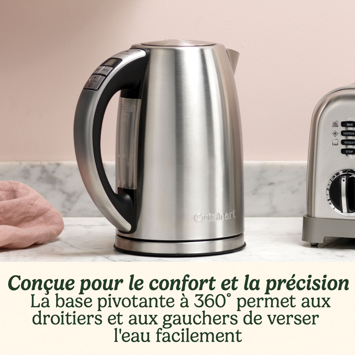 Cuisinart Bouilloire &Eacute;lectrique Multi-Temp&eacute;ratures Gris Perle