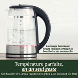 Cuisinart Bouilloire En Verre 1,7 L Avec Contr&ocirc;le De Temp&eacute;rature Variable
