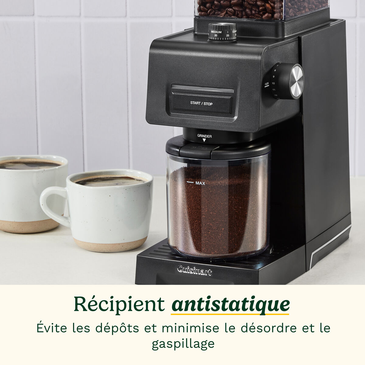 Cuisinart Moulin &agrave; Caf&eacute; et Espresso &agrave; Meules Coniques