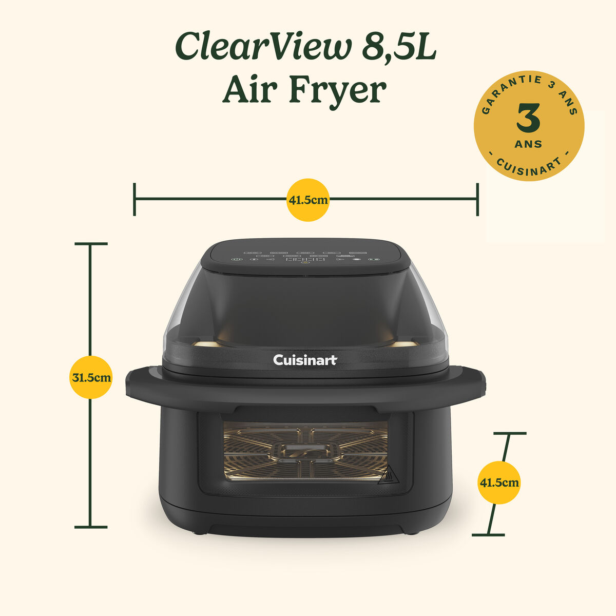 Cuisinart ClearView 8 en 1 Air Fryer 9