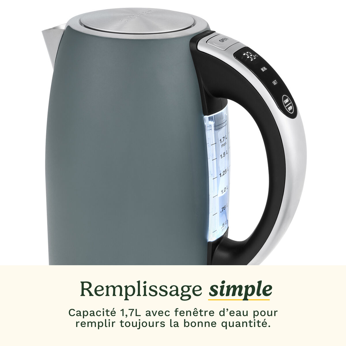 Cuisinart Bouilloire &Eacute;lectrique SmartElite Temp Control 1,7L Denim 5