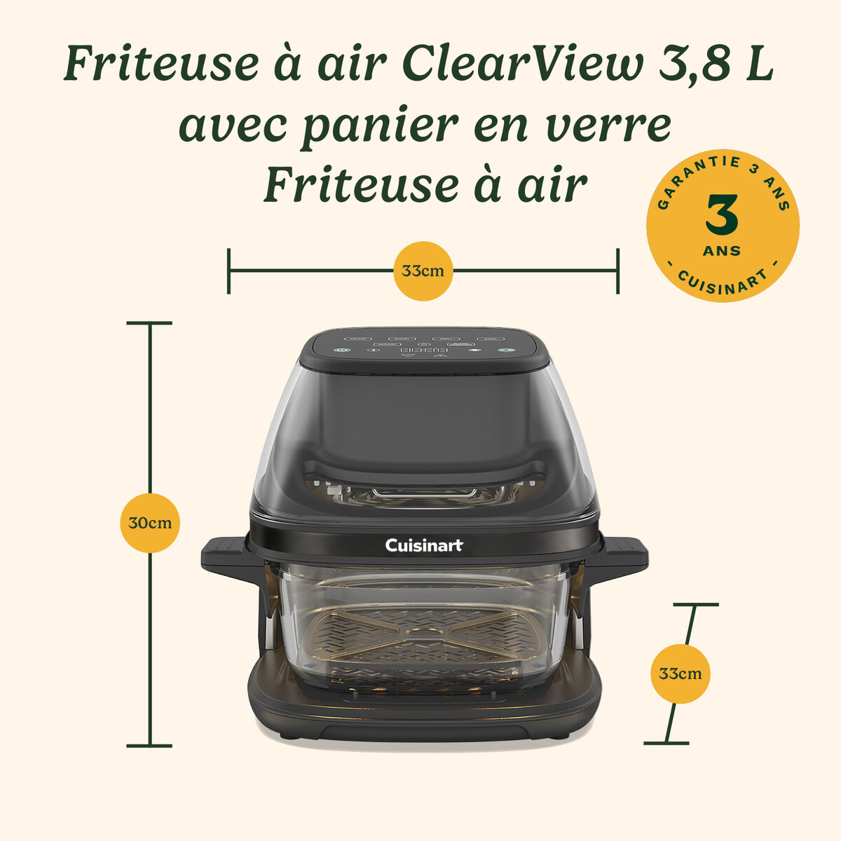 Cuisinart ClearView 3.8L Air Fryer 10