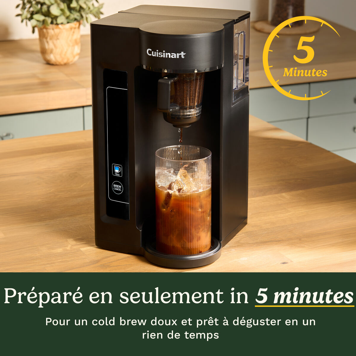 Cuisinart CONCENTRA Pr&eacute;parateur de concentr&eacute; de caf&eacute; et de caf&eacute; infus&eacute; &agrave; froid 5