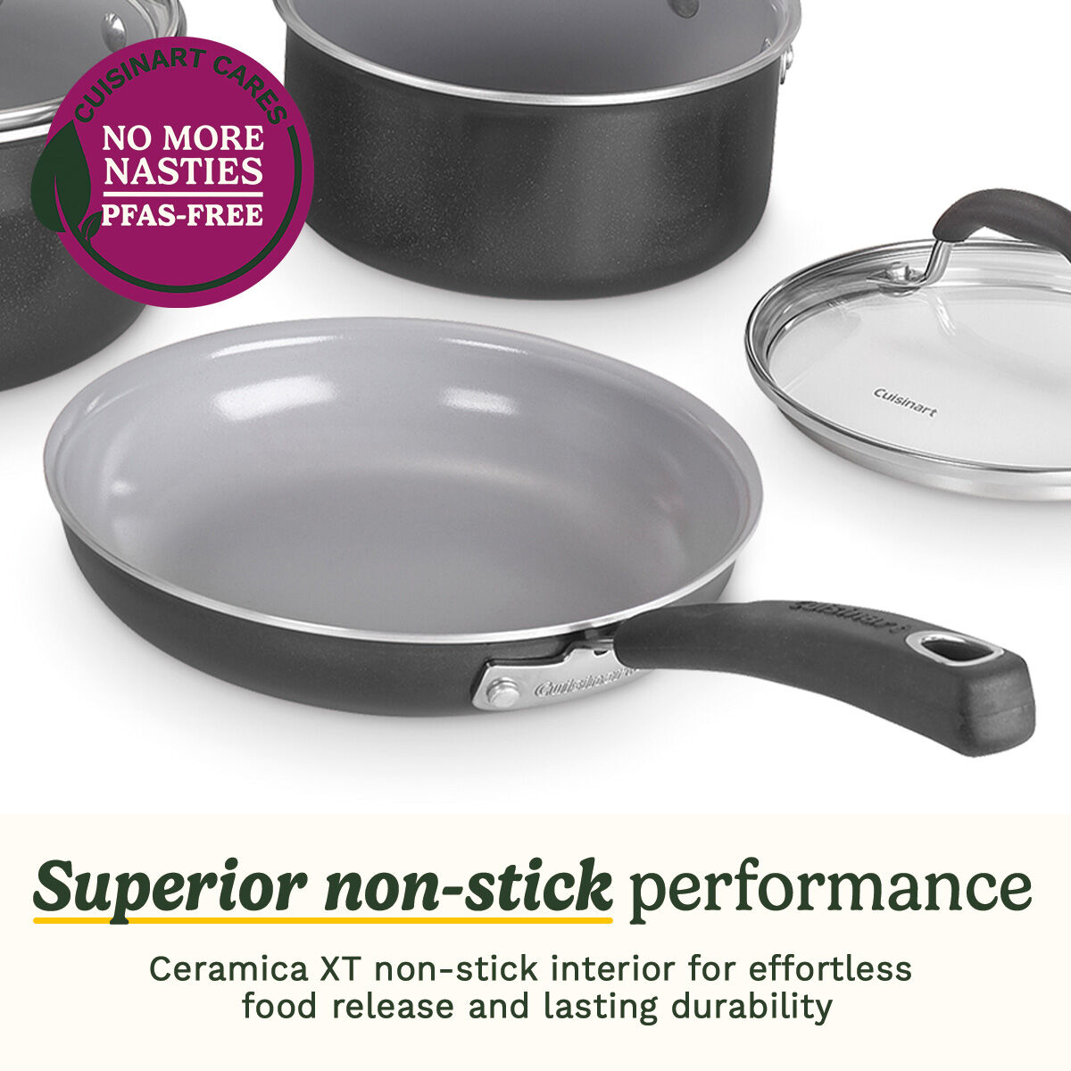 Cuisinart Ceramica XT Non-Stick Induction Cookware Set
