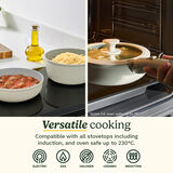 Cuisinart ClickSmart Batterie De Cuisine Antiadh&eacute;sive &agrave; Poign&eacute;e Amovible