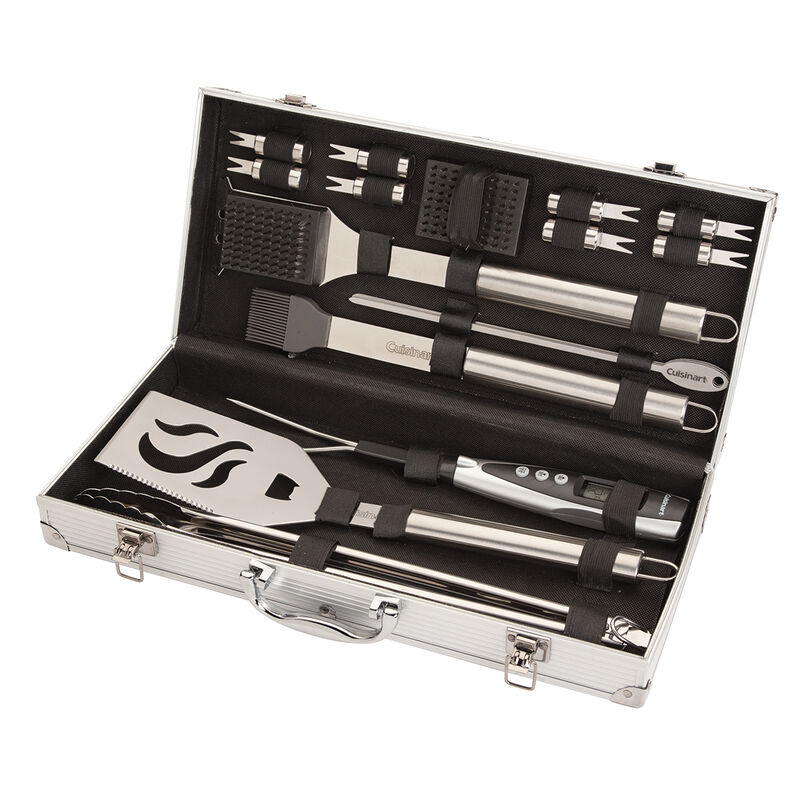 Cuisinart 20 Piece Deluxe Stainless-Steel Grill Tool Set