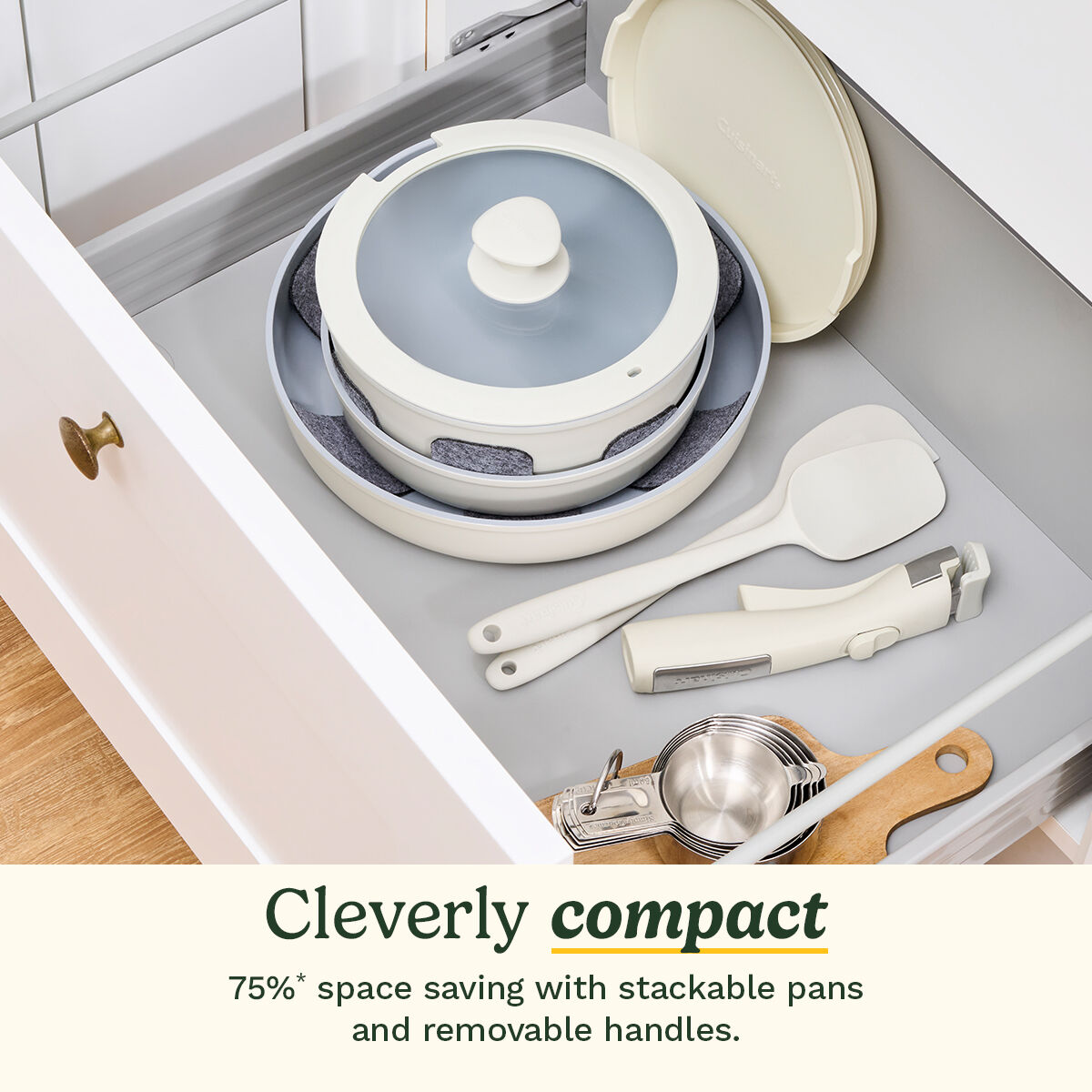 Cuisinart ClickSmart 10pc Non-Stick Detachable Handle Cookware, , large 5