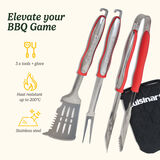 Cuisinart Ensemble De 3 Outils Pour Grillades Avec Gants