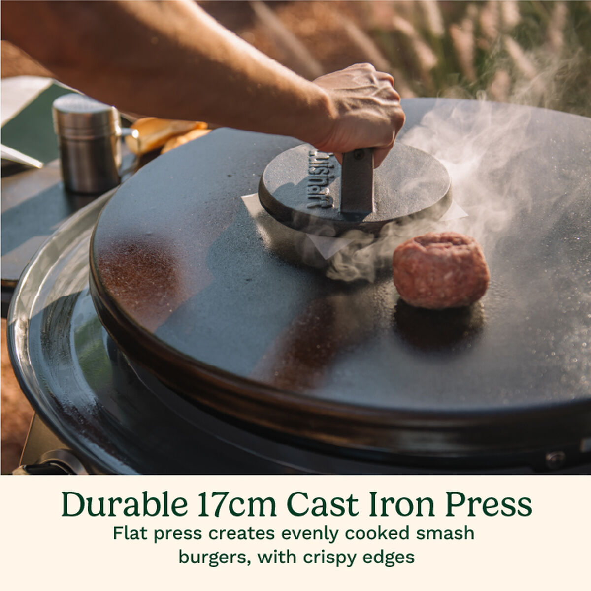 Cuisinart Cast Iron Burger Press Kit 17cm