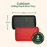 Cuisinart Large Grilling Prep and Serve Melamine Trays