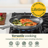 Cuisinart FusionElite+ Tri-Ply Stainless Steel Frying Pan Set, , small 6