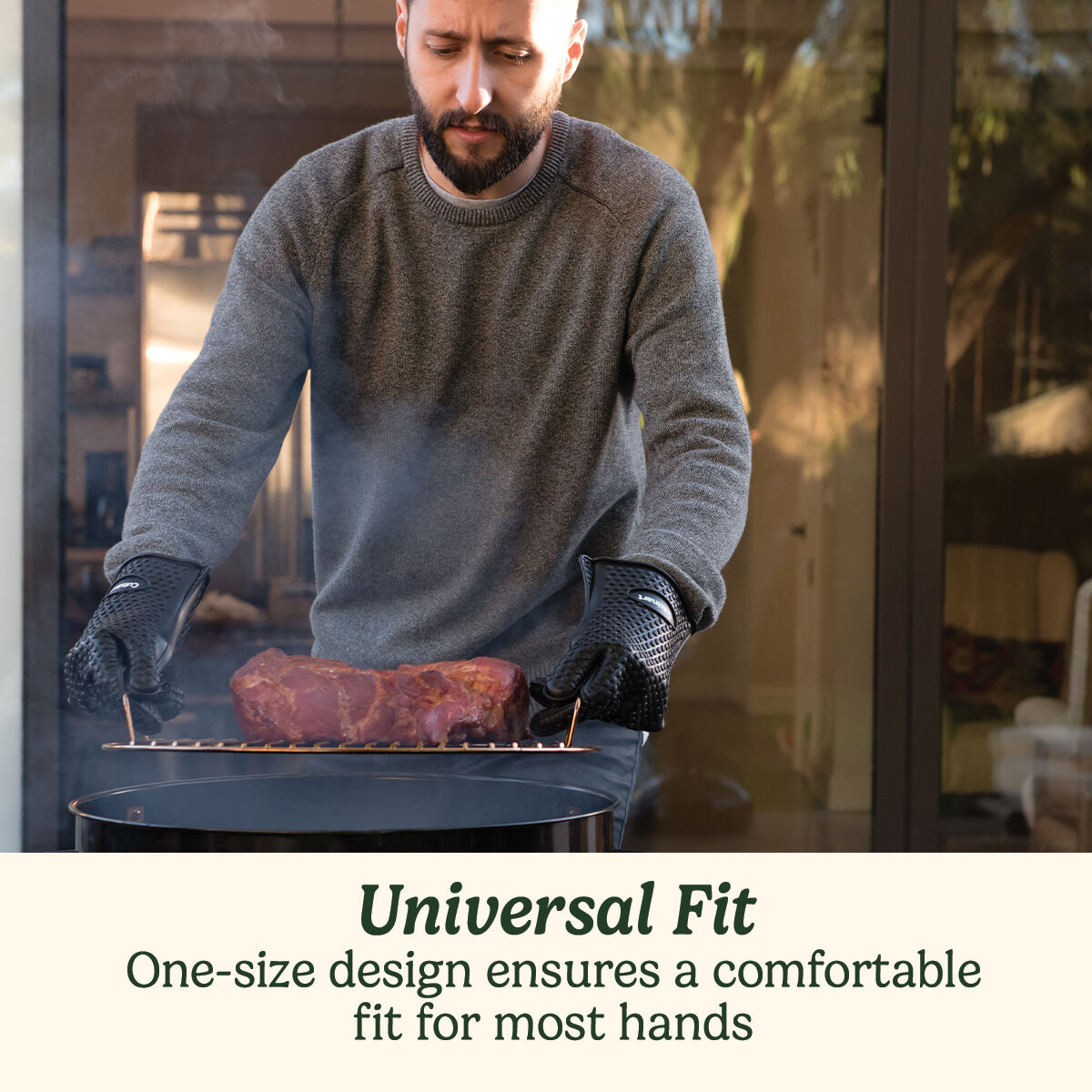 Cuisinart Gants De Barbecue En Silicone R&eacute;sistants &agrave; La Chaleur