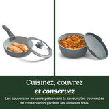 Cuisinart ClickSmart Batterie De Cuisine Antiadh&eacute;sive 18 Pi&egrave;ces &agrave; Poign&eacute;e Amovible, , small 8