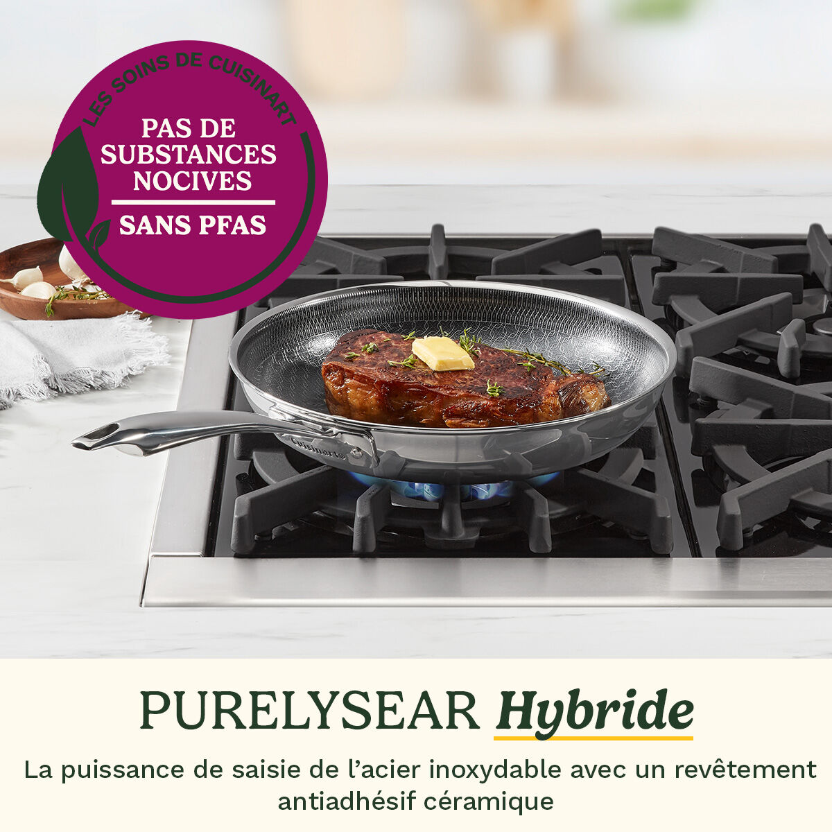 Cuisinart FusionElite+ Set de po&ecirc;les en acier inoxydable triple &eacute;paisseur, , large 3