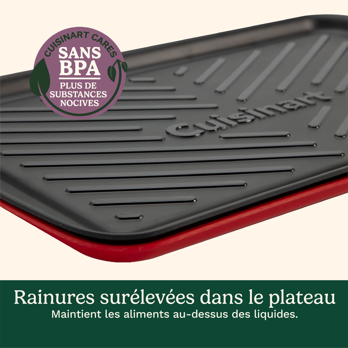 Cuisinart Plateaux en M&eacute;lamine pour Pr&eacute;paration & Service