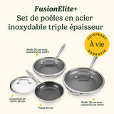 Cuisinart FusionElite+ Set de po&ecirc;les en acier inoxydable triple &eacute;paisseur, , small 9