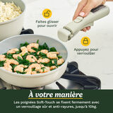 Cuisinart ClickSmart Batterie de Cuisine 7 Pi&egrave;ces Antiadh&eacute;sive &agrave; Poign&eacute;e Amovible, , small 4