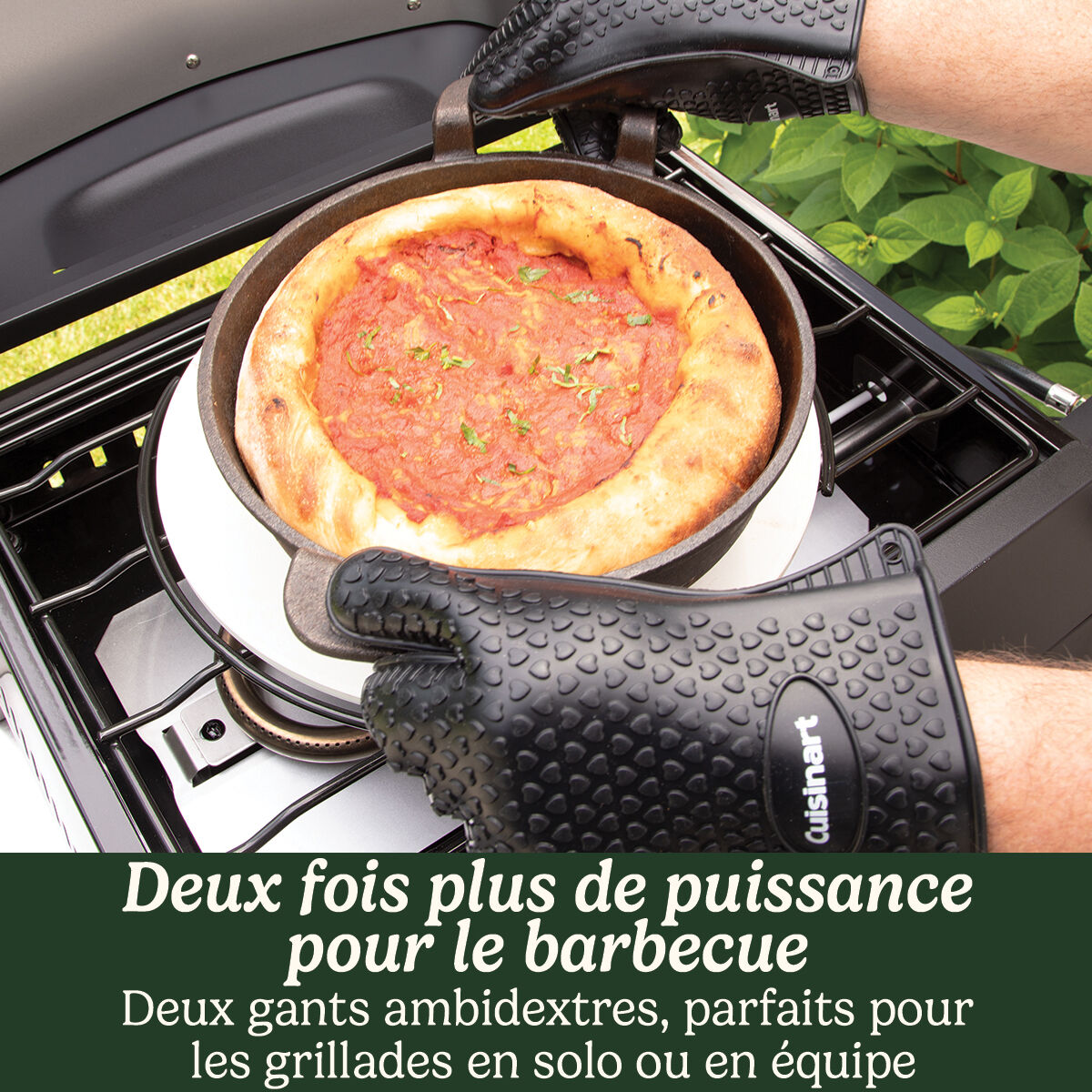 Cuisinart Gants De Barbecue En Silicone R&eacute;sistants &agrave; La Chaleur, , large 3