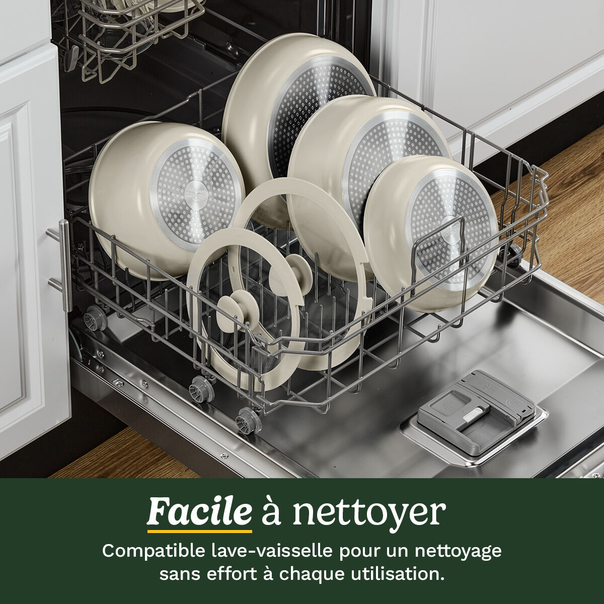 Cuisinart ClickSmart Batterie de Cuisine 7 Pi&egrave;ces Antiadh&eacute;sive &agrave; Poign&eacute;e Amovible, , large 9