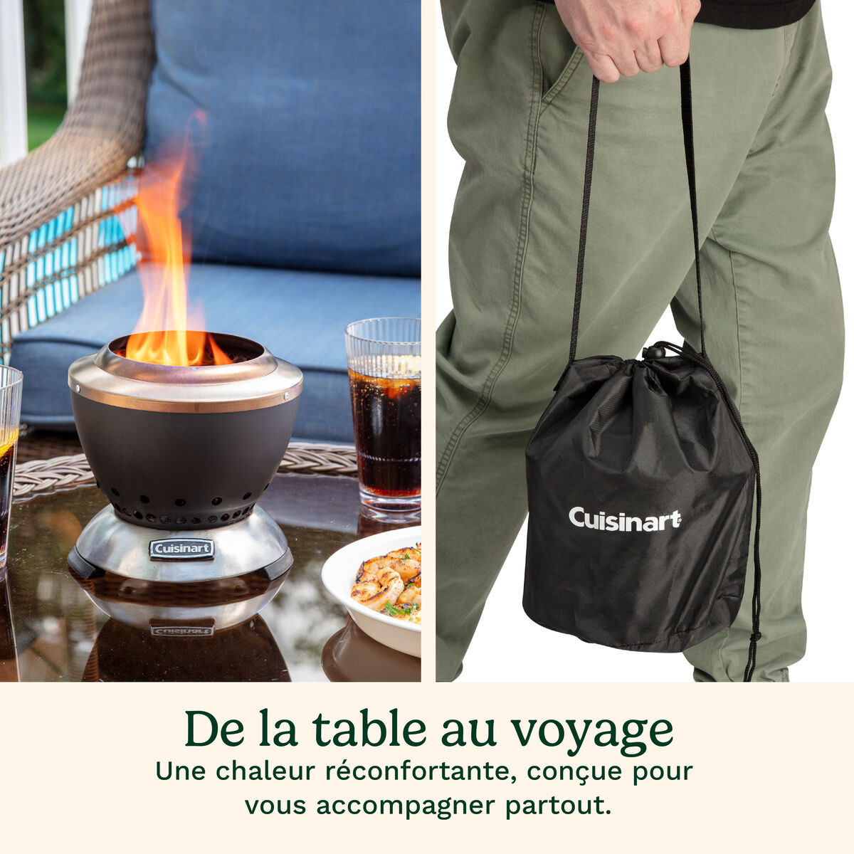 Cuisinart Brasero Sans Fum&eacute;e Cleanburn 19 cm Table Top