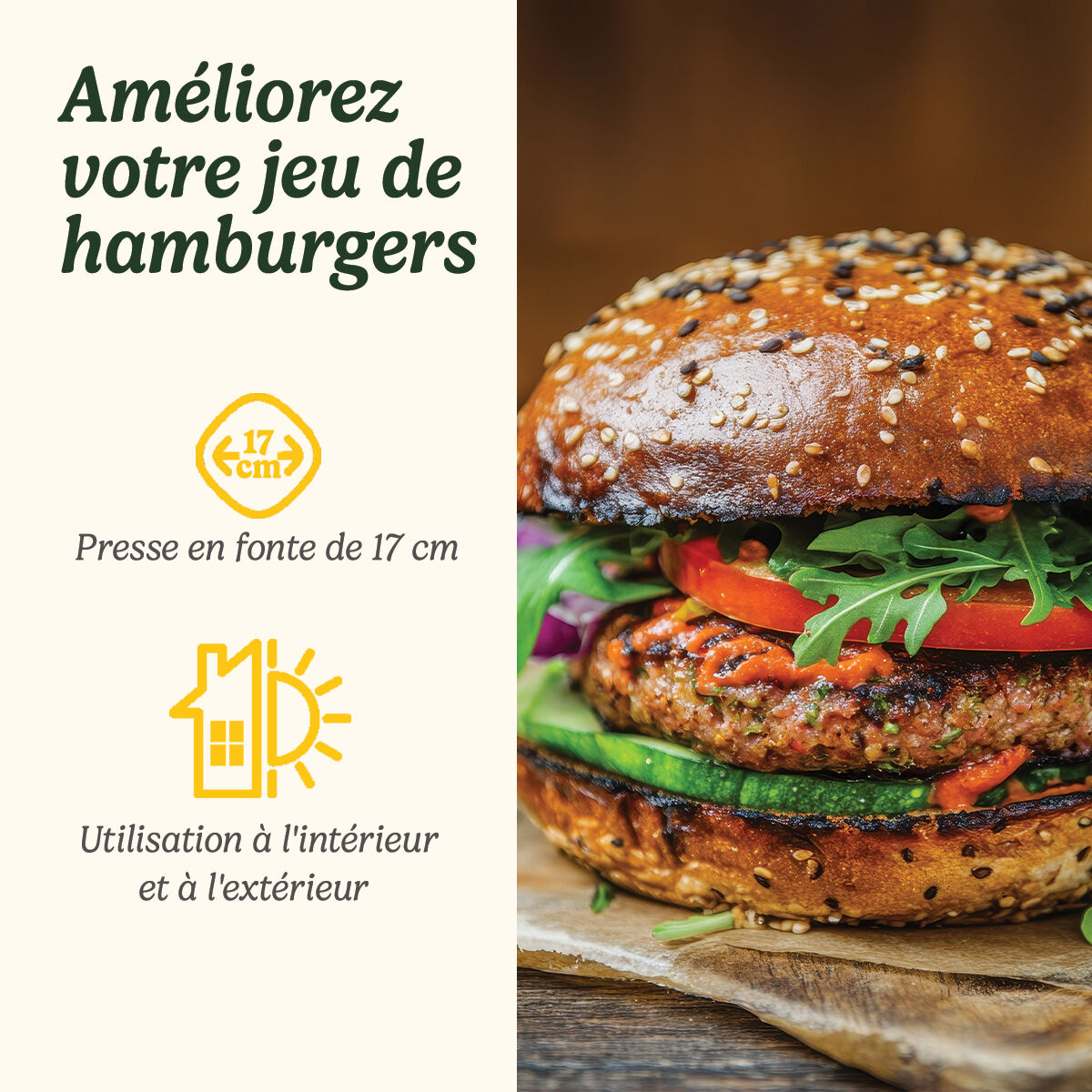 Cuisinart Presse &agrave; Hamburgers, , large 2