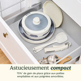 Cuisinart ClickSmart Batterie de Cuisine 10 Pi&egrave;ces Antiadh&eacute;sive &agrave; Poign&eacute;e Amovible, , small 5