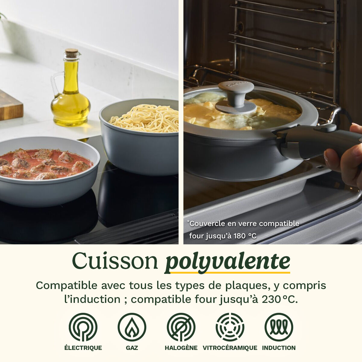 Cuisinart ClickSmart Batterie De Cuisine Antiadh&eacute;sive 18 Pi&egrave;ces &agrave; Poign&eacute;e Amovible, , large 7