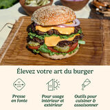 Cuisinart Kit Presse &agrave; Burger en Fonte 17 cm